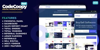 CodeCoopy -  Multivendor Digital Marketplace SaaS