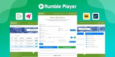 Rumble - Video Player Script