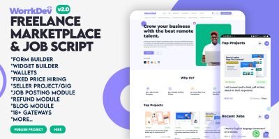 WorrkDev Freelancer Script Marketplace