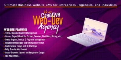 AlluraCMS - Ultimate Business Website CMS