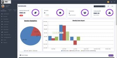 Unlimited invoicing and Billing System in PHP