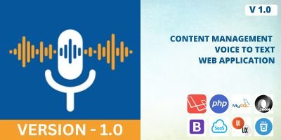 Content Management - Voice To Text