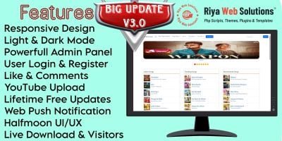 Riya Music PHP Script - Audio Sharing Streaming