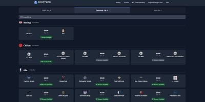 Soccer Streams PHP Sript fully automated