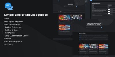 Simple Blog or Knowledgebase