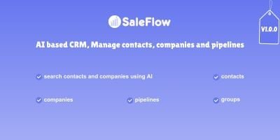 SaleFlow - AI Based CRM And Contacts Management