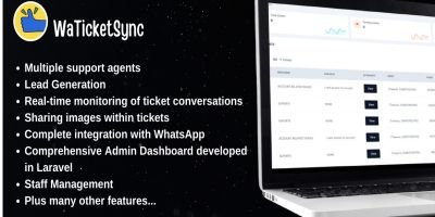 WaTicketSync - Multi agent WhatsApp support tool
