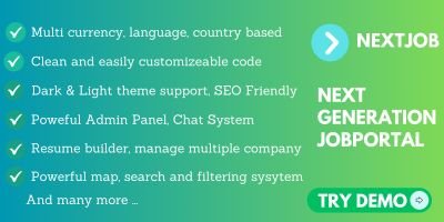 NextJob - Laravel Vue Job Board - Job Portal