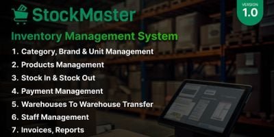 StockMaster - Inventory Management System