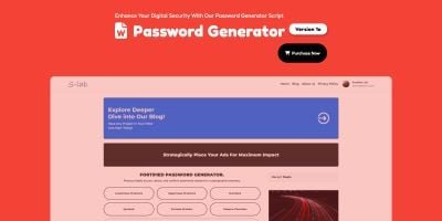 Safeguard - Secure Password Generator PHP Script