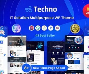 Techno - Technology IT Solutions & Business Consultant WordPress Theme
