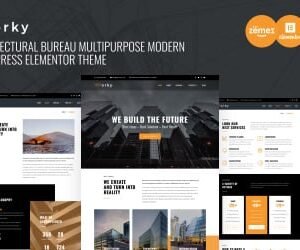 Worky - Architectural Bureau Multipurpose Modern WordPress Elementor Theme
